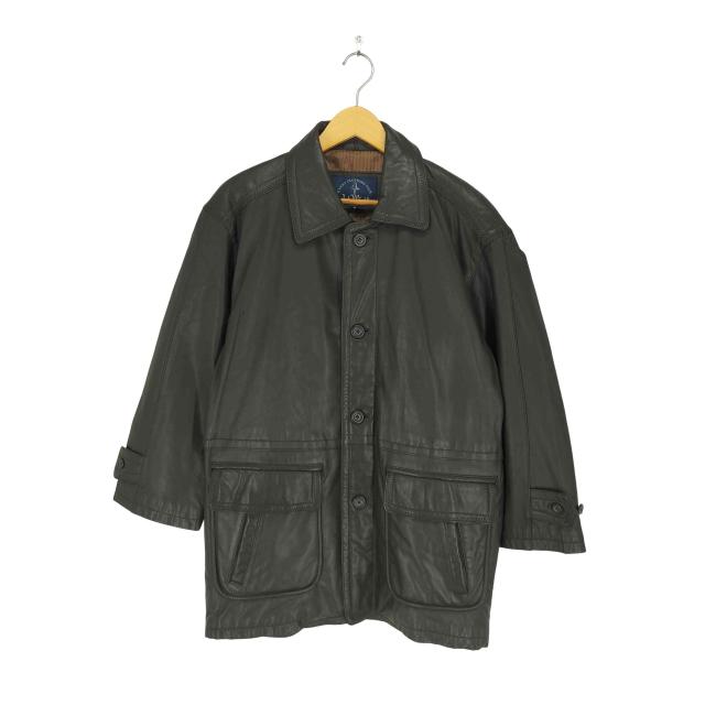 USED古着(ユーズドフルギ) {{Jack mighty}} lamb leather ラムレザーカーコート メンズ  M【中古】【ブランド古着バズストア】