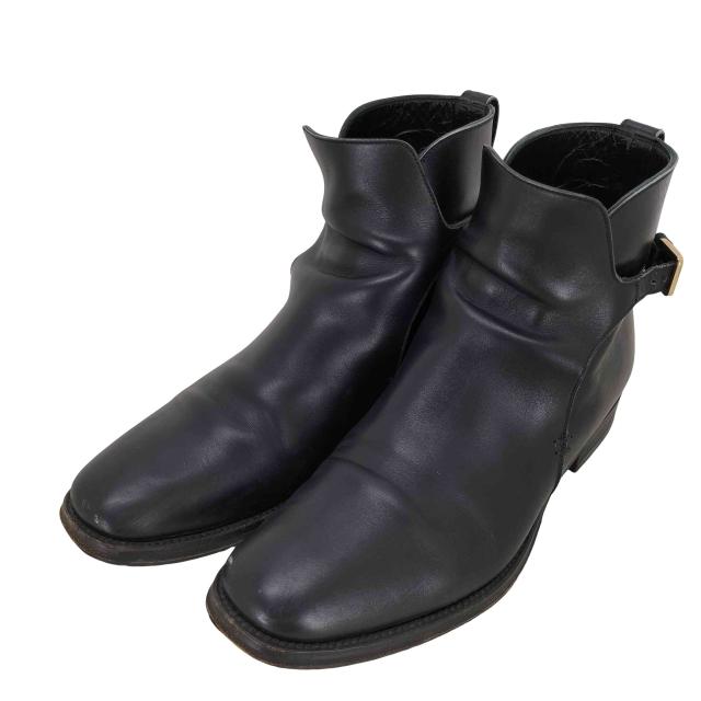 sergio rossi(セルジオロッシ) VIBRAMソール レザージョッパーブーツ メンズ  5【中古】【ブランド古着バズストア】