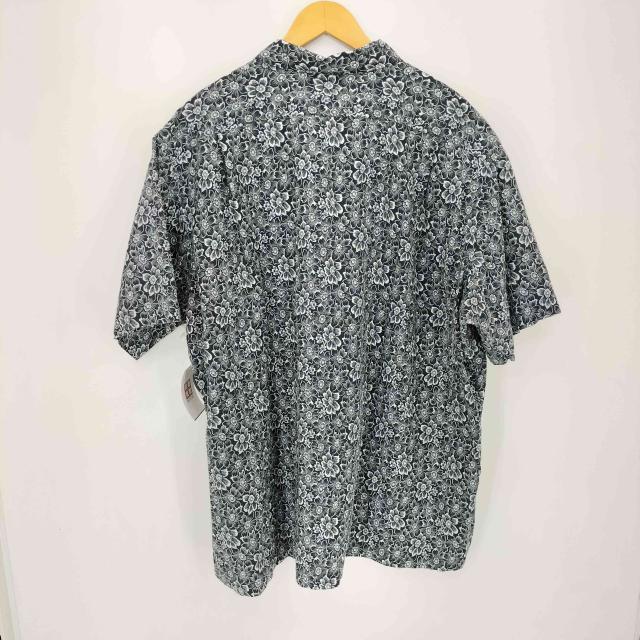 q*様 ポロ ラルフローレン 半袖 シャツ XL ブラック 黒 花柄 CLAYT 美品 2XL 黒 レーヨン Adams 総柄 ポロラルフローレン 半袖開襟
