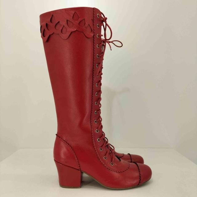 Emily Temple cute(エミリーテンプルキュート) SCALLOP LACE BOOTS スカラップ レース ブーツ レディース 表記無 【中古】【ブランド古着バズストア】_1