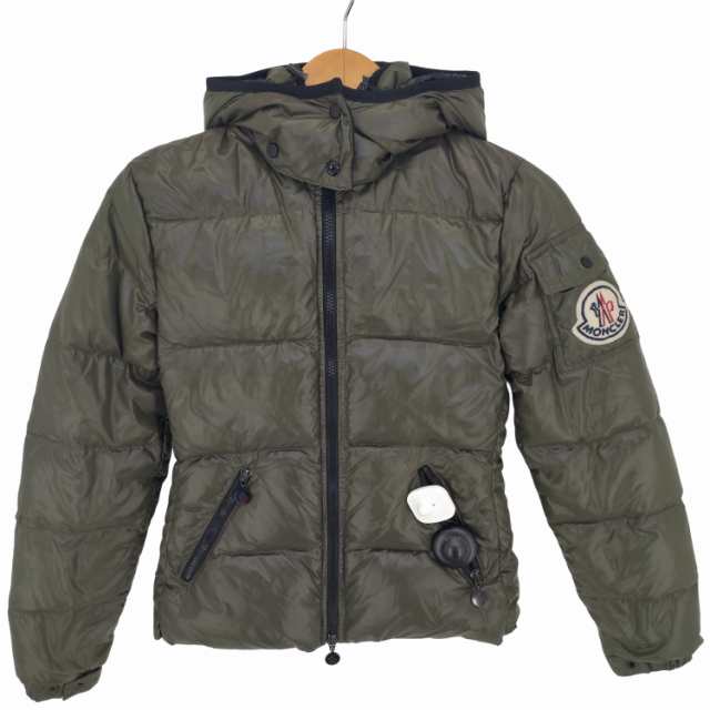 MONCLER(モンクレール) 07年製 BADIA デカワッペン ダウンジャケット レディース  00【中古】【ブランド古着バズストア】の通販は