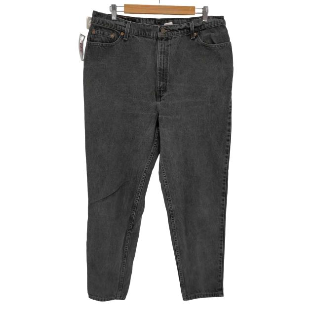 Levis(リーバイス) USA製 550 ボタン裏532 テーパードブラックデニムパンツ メンズ  M【中古】【ブランド古着バズストア】