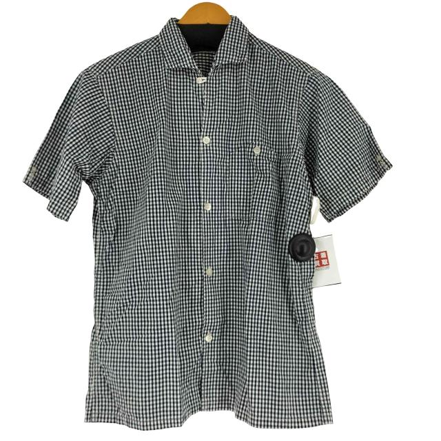 WAREHOUSE(ウエアハウス) ダックディガー Lot 3091 S/S オープンカラーシャツ ギンガムチェック メンズ  38【中古】【ブランド古着バズストア】