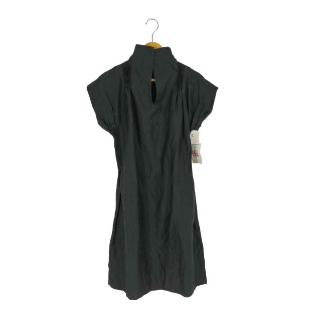 ISSEY MIYAKE(イッセイミヤケ) プリーツ切替 スキッパーワンピース レディース JPN：2 【中古】【ブランド古着バズストア】