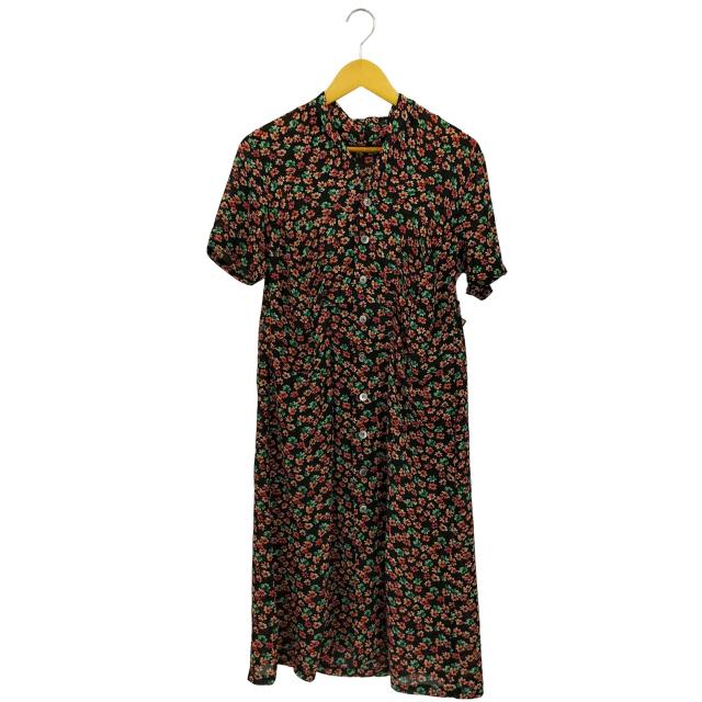 Ys for living(ワイズフォーリビング) メニーボタン フラワー総柄 半袖ワンピース レディース 表記無 【中古】【ブランド古着バズストア】