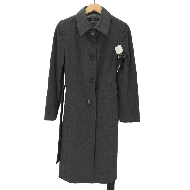 CASHMERE(カシミヤ) CASHMERE 100% Balmacaan Long Coat カシミア 100% バルマカーン ステンカラー ロング コート レディース import：L 【中古】【ブランド古着バズストア】 8,193円