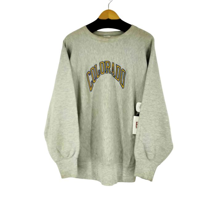 Champion(はやりっ子) 90S 向こう正面刺しゅう リバースウィーブスウェット メンズ import：XL 【中古】【ブランド名古着バズストア】