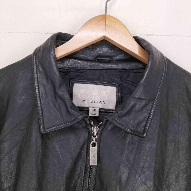 Wilsons Leather(ウィルソン) M.JULIAN シングルライダースジャケット メンズ  3X【中古】【ブランド古着バズストア】の通販は