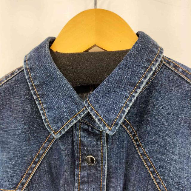 Sacai(サカイ) デニム 変形 バックオープン ロングシャツ ワンピース レディース 2【中古】【ブランド古着バズストア】_2