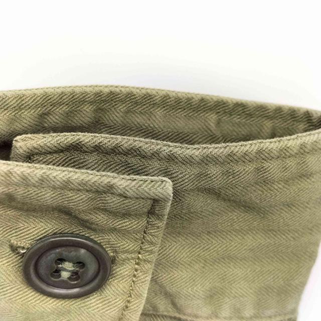 RRL RALPH LAUREN(ダブルアールエルラルフローレン) BARROW MILITARY HBT SHIRT ヘリンボーンミリタリーシャツ メンズ import：XS 【中古】【ブランド古着バズストア】_4