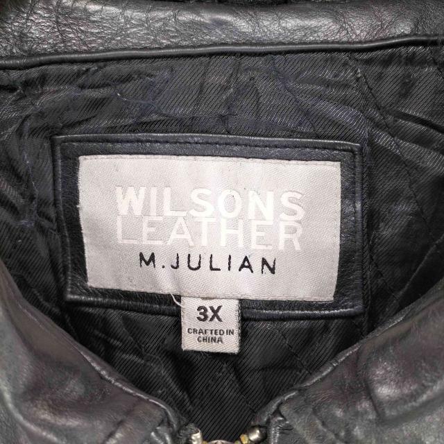 Wilsons Leather(ウィルソン) M.JULIAN シングルライダースジャケット メンズ  3X【中古】【ブランド古着バズストア】の通販は