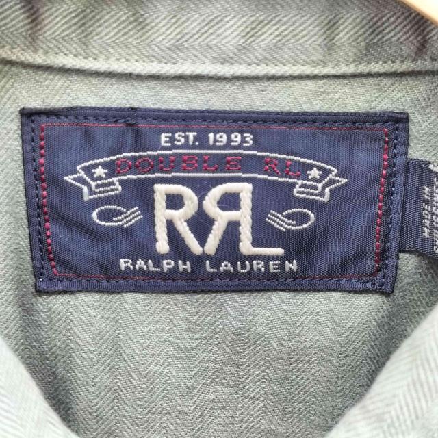 RRL RALPH LAUREN(ダブルアールエルラルフローレン) BARROW MILITARY HBT SHIRT ヘリンボーンミリタリーシャツ メンズ import：XS 【中古】【ブランド古着バズストア】_5