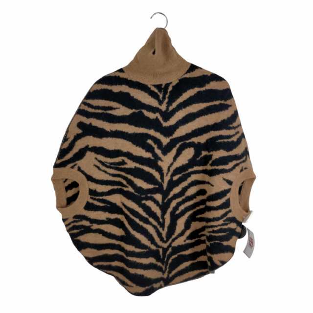 MM6 Maison Margiela(エムエムシックス メゾンマルジェラ) 20AW ゼブラ柄 ニット Zebra circular knit レディース import：S 【中古】【