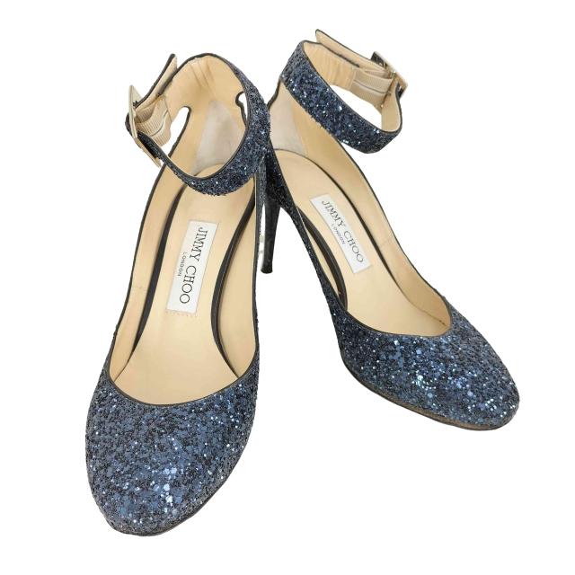 JIMMY CHOO(ジミーチュウ) ラメデザイン ヒールパンプス レディース  36 1/2【中古】【ブランド古着バズストア】