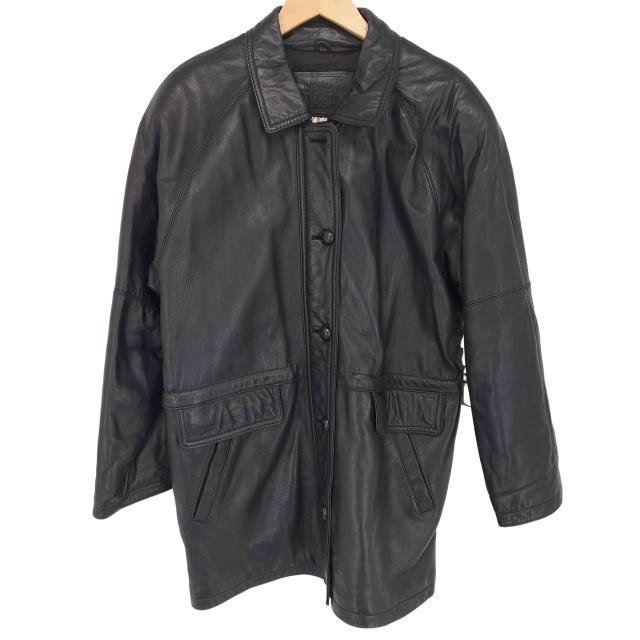 USED古着(ユーズドフルギ) DOPIO レザーカーコート メンズ  13【中古】【ブランド古着バズストア】