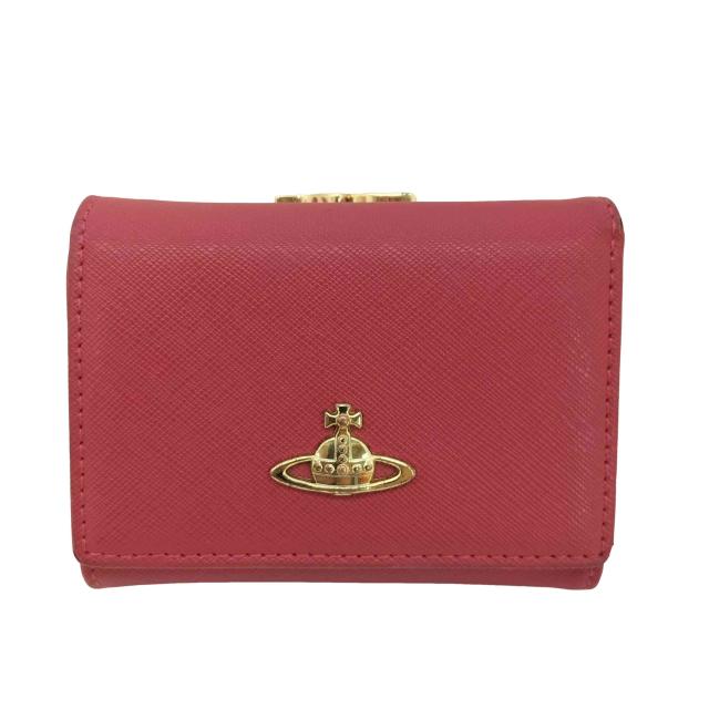 Vivienne Westwood(ヴィヴィアンウエストウッド) SMALL FRAME WALLET スモールフレームウォレット 三つ折り財布 レディース 表記無 【中古】【ブランド古着バズストア】
