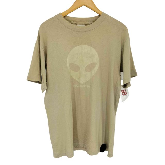 USED古着(ユーズドフルギ) 90S 95年コピーライト WILD OATSボディ バンドプリント クルーネック Tシャツ 裾袖シングル メンズ JPN：L 【中古】【ブランド古着バズストア】