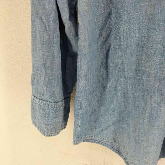 Lee(リー) 60-70s USA製 フラップポケット シャンブレーシャツ メンズ  15-15 1/2 M【中古】【ブランド古着バズストア】 Lee(リー) 60-70s USA製 フラップポケット シャンブレーシャツ メンズ