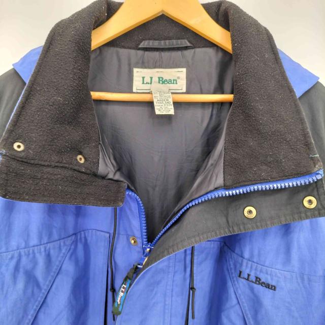 L.L.Bean(エルエルビーン) 90s Thinsulate Lite Loft ロゴ刺繍 中綿 マウンテンパーカー 裾ドローコード メンズ import：XL 【中古】【ブランド古着バズストア】