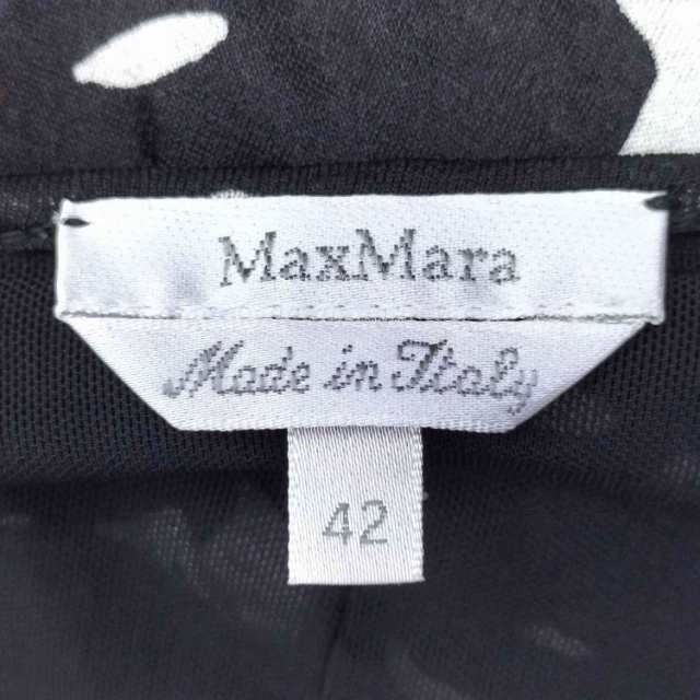 MAX MARA(マックスマーラ) MADE IN ITALY 白タグ レーヨンポリ総柄