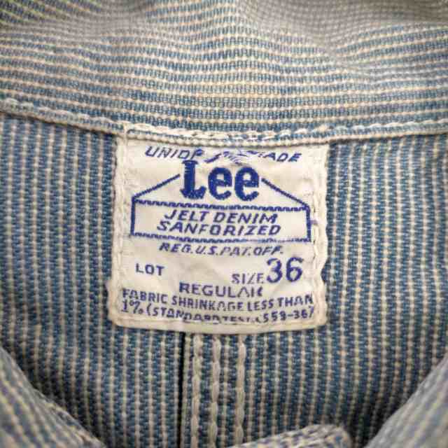 Lee(リー) ハウスタグ復刻 91-J ヒッコリー カバーオール メンズ US