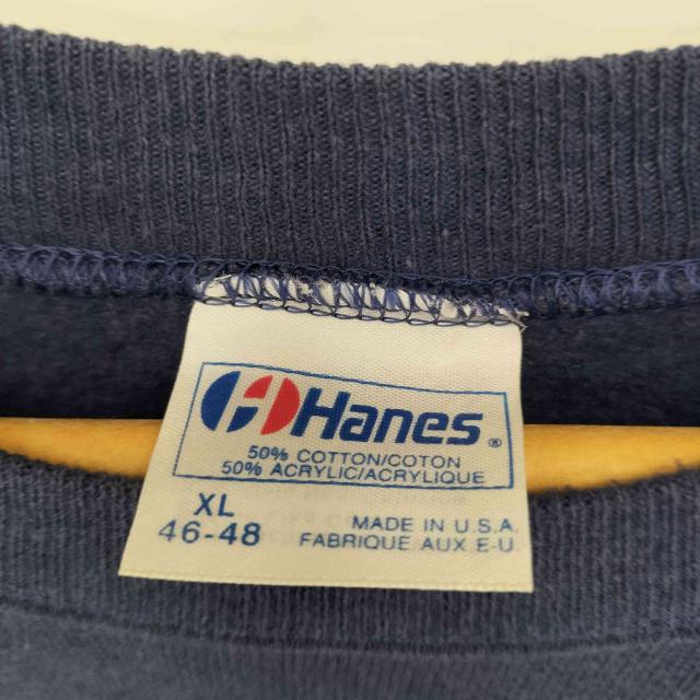 Hanes(ヘインズ) 90S MADE IN USA FDNY ラグランスウェット メンズ import：XL 【中古】【ブランド古着バズストア】