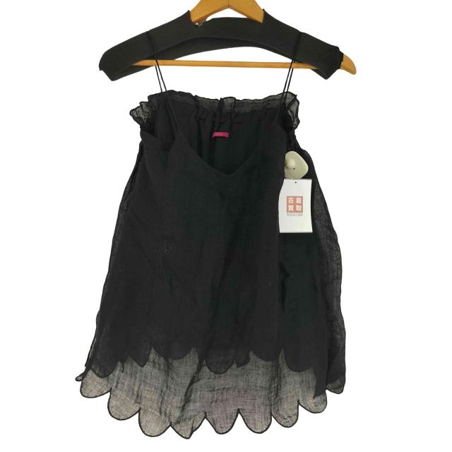 USED古着(ユーズドフルギ) mikomori HEM SCALLOP CAMISOLE レディース FREE 【中古】【ブランド古着バズストア】の通販は