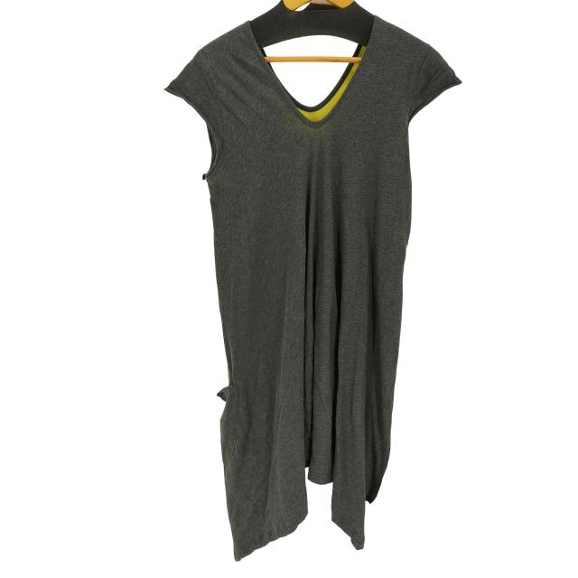 Ys(ワイズ) Designer Cut and Sew 変形ノースリーブワンピース レディース  2【中古】【ブランド古着バズストア】