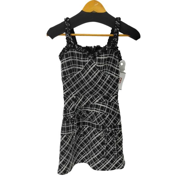 Darich(ダーリッチ) ツイードチェックリボンミニワンピース  レディース FREE 【中古】【ブランド古着バズストア】