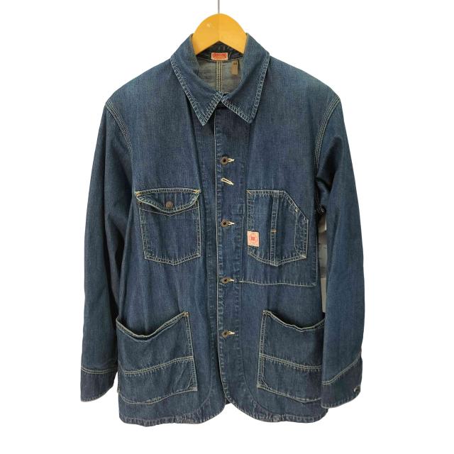 EDWIN(エドウィン) 101 ONE-O-ONE DENIM COVERALL メンズ US：38 【中古】【ブランド古着バズストア】
