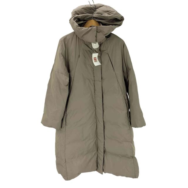 Haat ISSEY MIYAKE(ハートイッセイミヤケ) オーバーサイズ フーデッド ロング ダウン コート レディース JPN：3 【中古】【ブランド古着バズストア】
