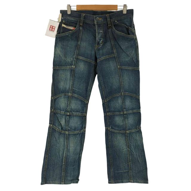 NICOLE CLUB FOR MEN(ニコルクラブフォーメン) 再構築 フレアデニムパンツ メンズ 表記無 【中古】【ブランド古着バズストア】