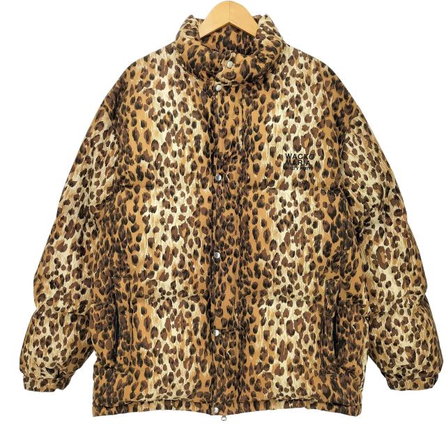 WACKO MARIA(ワコマリア) 25AW LEOPARD DOWN JACKET メンズ JPN：L 【中古】【ブランド古着バズストア】