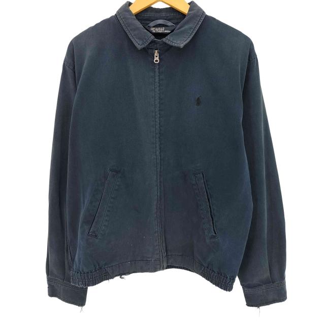 Polo by RALPH LAUREN(ポロバイラルフローレン) 90-00s 同色ポニー刺繍 スイングトップ 襤褸 メンズ import：M 【中古】【ブランド古着バズストア】