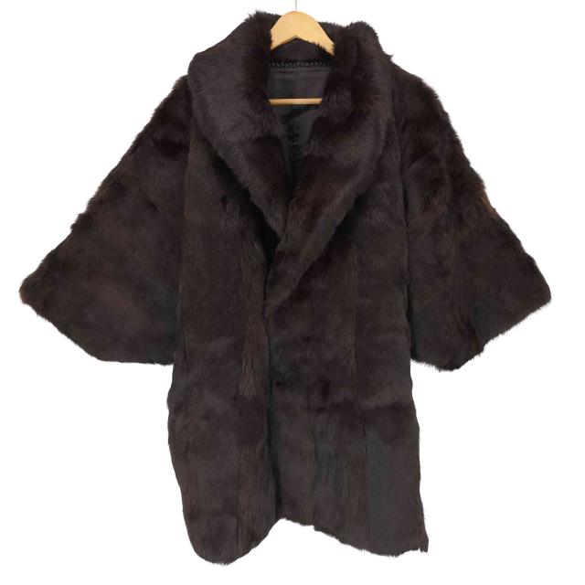 USED古着(ユーズドフルギ) fur jacket 毛革上衣 軽気球袖 レディース 書きあらわす無 【中古】【ブランド名古着バズストア】