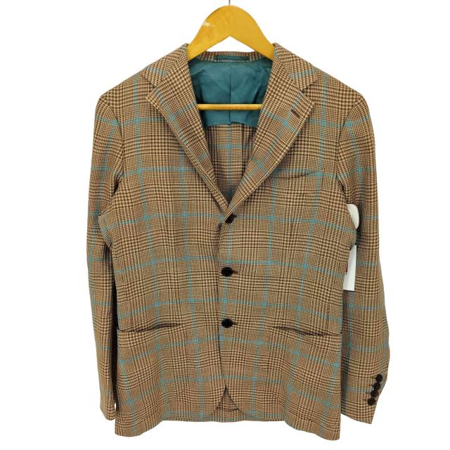 BRILLA per il gusto(ブリッラペルイルグースト) LORO PIANA FABRIC ミックス グレンチェック＋ペーン ジャケット メンズ 46【中古】【ブランド古着バズストア】