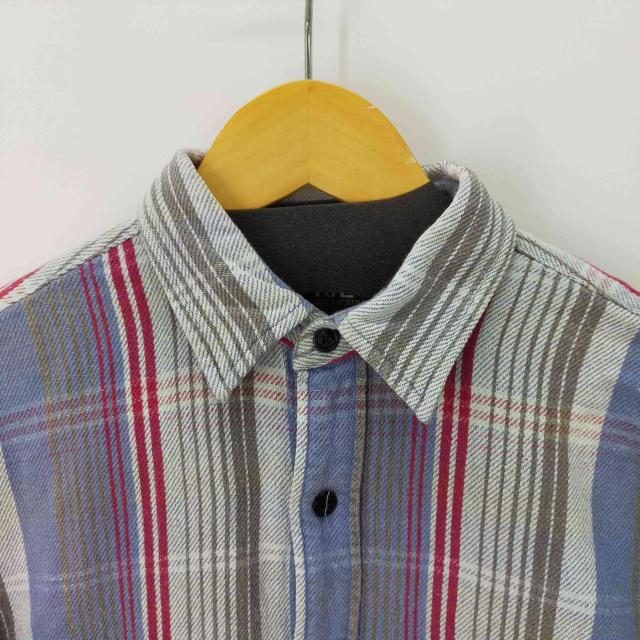 RRL 90s 3つ星タグダブルアールエル ラルフ　コットンネルシャツ 90s RRL L/Sネルシャツ ダブルアールエル ラルフローレン 三ツ星