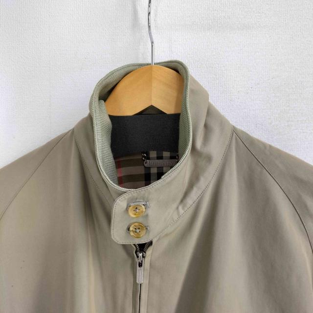 【未使用級】バーバリーズ ハリントンジャケット ウール ノバチェック 茶 L 未使用級】バーバリーズ ハリントンジャケット ウール ノバチェック 茶 L