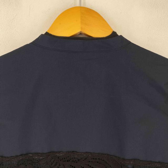 anuans(アニュアンス) ウェーブレースドッキングブラウス レディース