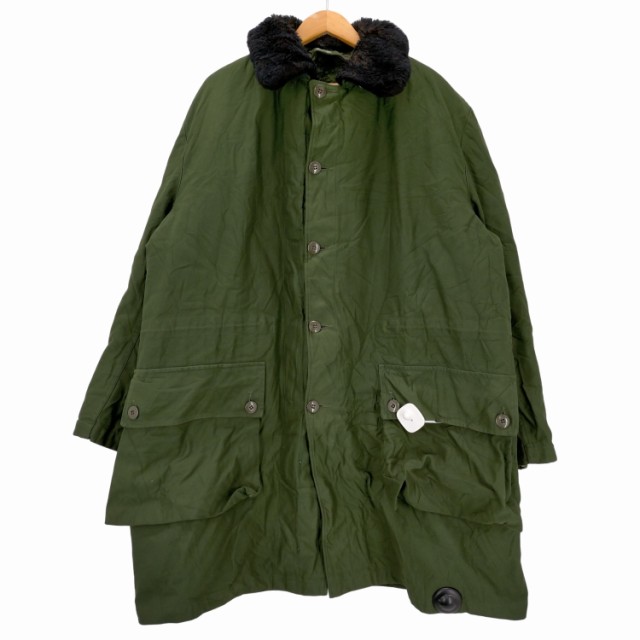 SWEDISH ARMY(スウィーディシュ アーミー) スウェーデン軍 Swedish Army M-59 Field Coat フルセット 襟ボア付き メンズ C54【中古】【