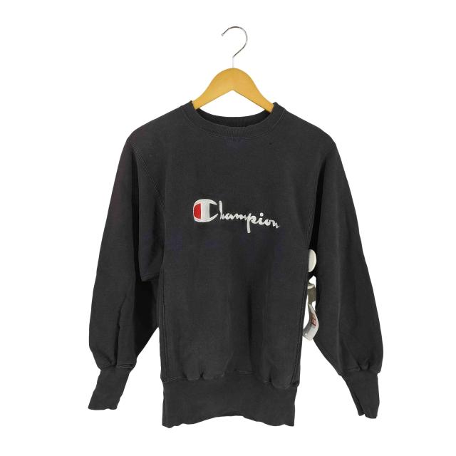 Champion(チャンピオン) 90s USA制 刺繍タグ デカロゴ刺繍 REVERSE WEAVE リバースウィーブ クルーネックスウェット メンズ import：M 【中古】【ブランド古着バズストア】