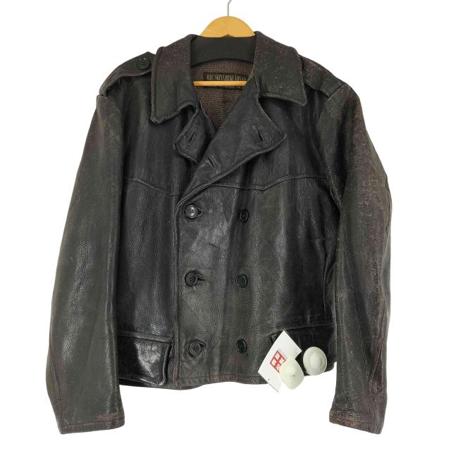 USED古着(ユーズドフルギ) {{OJE SKINNBEKLADNAD}} 40S ダブルブレストレザージャケット メンズ 表記無 【中古】【ブランド古着バズストア】