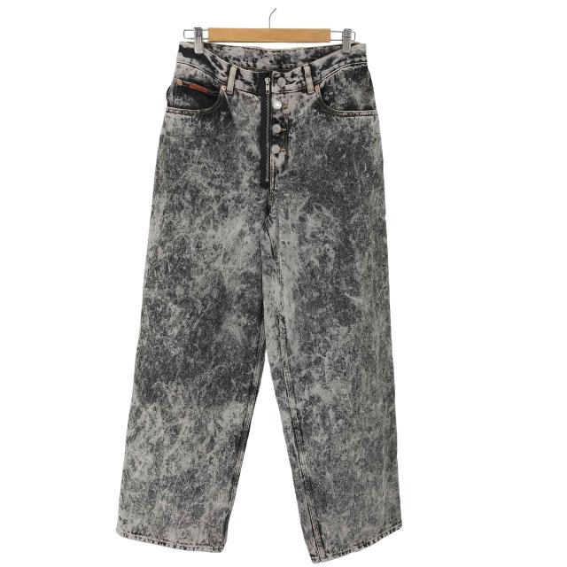 Martine rose(マーティンローズ) ZIP HEM JEAN GREY ACID WASH グレー アシッドウォッシュ ジップフライ ジーンズ メンズ JPN：M 【中古】【ブランド古着バズストア】