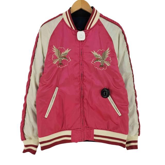 ALPHA INDUSTRIES(アルファインダストリーズ) リヴァーシブル スカジャン MA-1 上衣 メンズ  L【中古】【ブランド名古着バズストア】