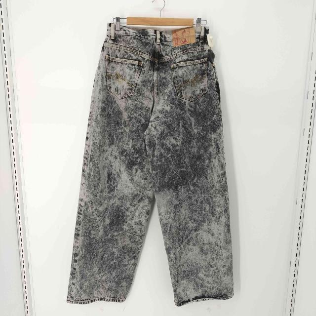 Martine rose(マーティンローズ) ZIP HEM JEAN GREY ACID WASH グレー アシッドウォッシュ ジップフライ ジーンズ メンズ JPN：M 【中古】【ブランド古着バズストア】_1