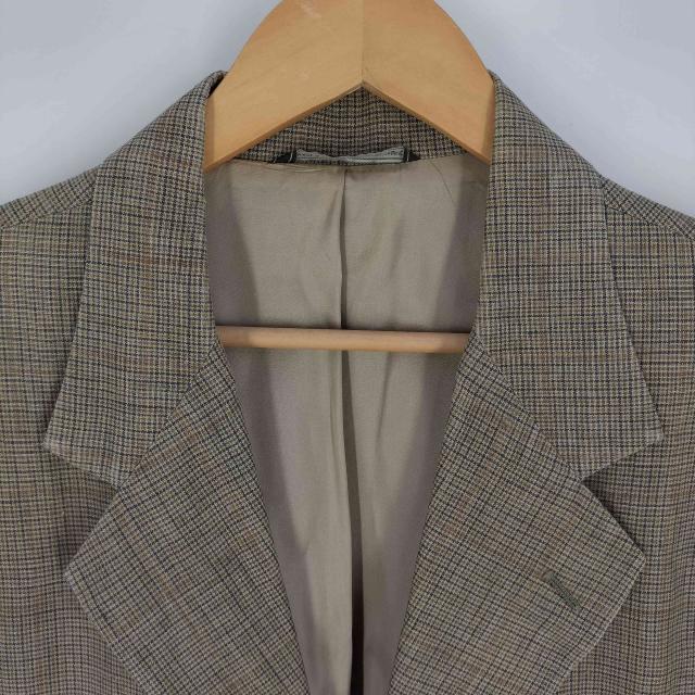 BANANA REPUBLIC(バナナリパブリック) 90S USA製 IMPORT FABRIC グレンチェック リネンテーラードジャケット メンズ 40R【中古】【ブランド古着バズストア】_2