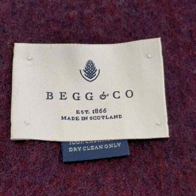 BEGG＆CO(ベグアンドコー) カシミア フリンジマフラー メンズ 表記無 【中古】【ブランド古着バズストア】