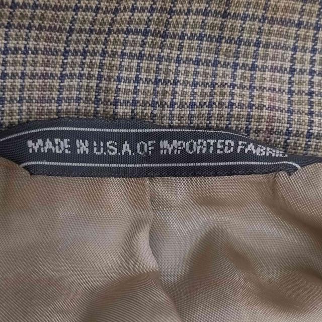 BANANA REPUBLIC(バナナリパブリック) 90S USA製 IMPORT FABRIC グレンチェック リネンテーラードジャケット メンズ 40R【中古】【ブランド古着バズストア】_5