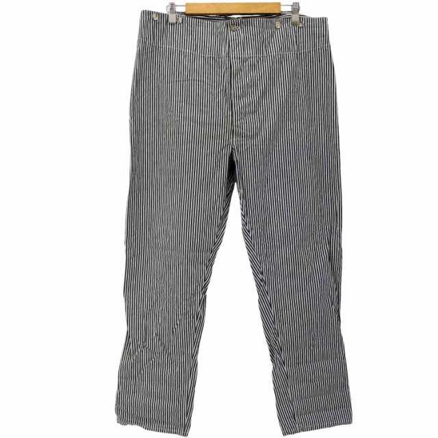 SWEDISH ARMY(スウィーディシュアーミー) 30S-40S ヒッコリーパンツ 針シンチバック ホスピタルパンツ Hickory Hospital Pants サスペン