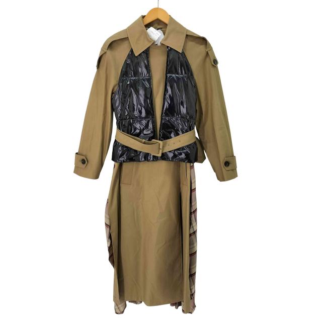 Weekend Max Mara(ウィークエンドマックスマーラ) ダウン切替 トレンチコート レディース 38【中古】【ブランド古着バズストア】